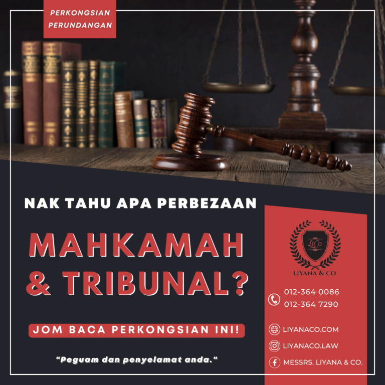 MAHKAMAH V TRIBUNAL