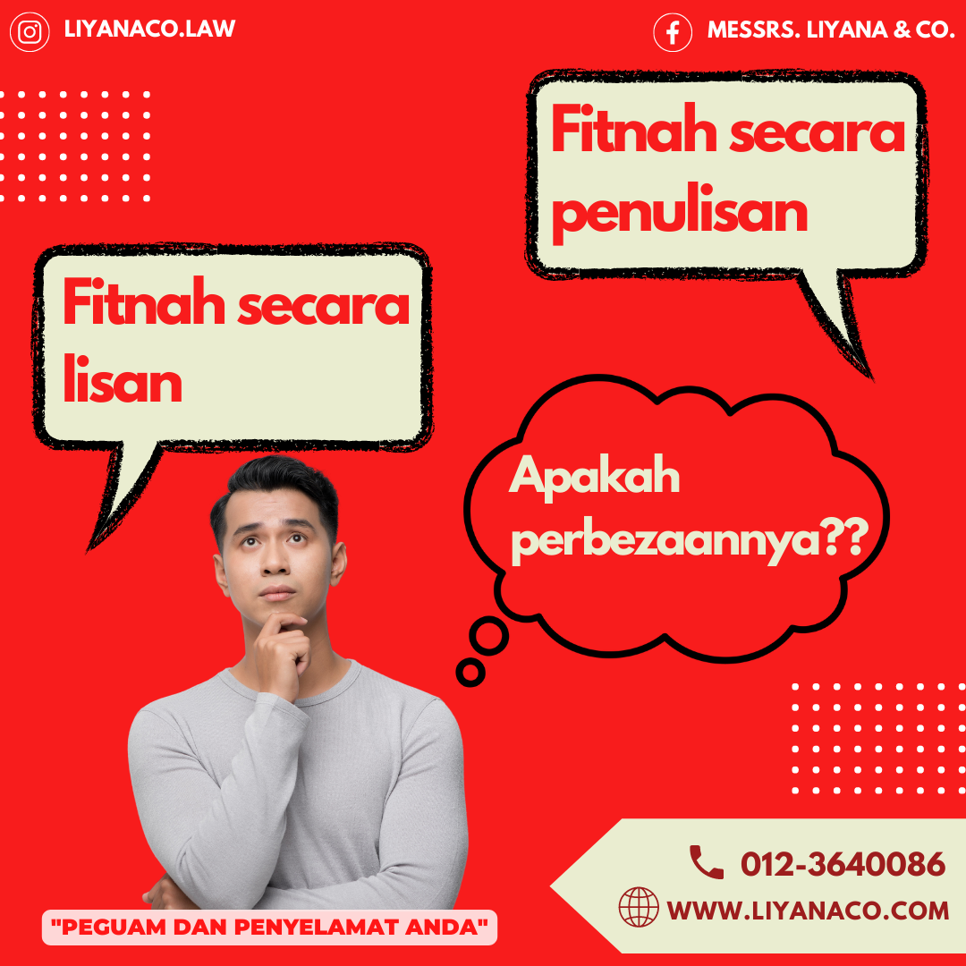 Fitnah Secara Penulisan & Fitnah Secara Lisan. Apakah Perbezaannya ...