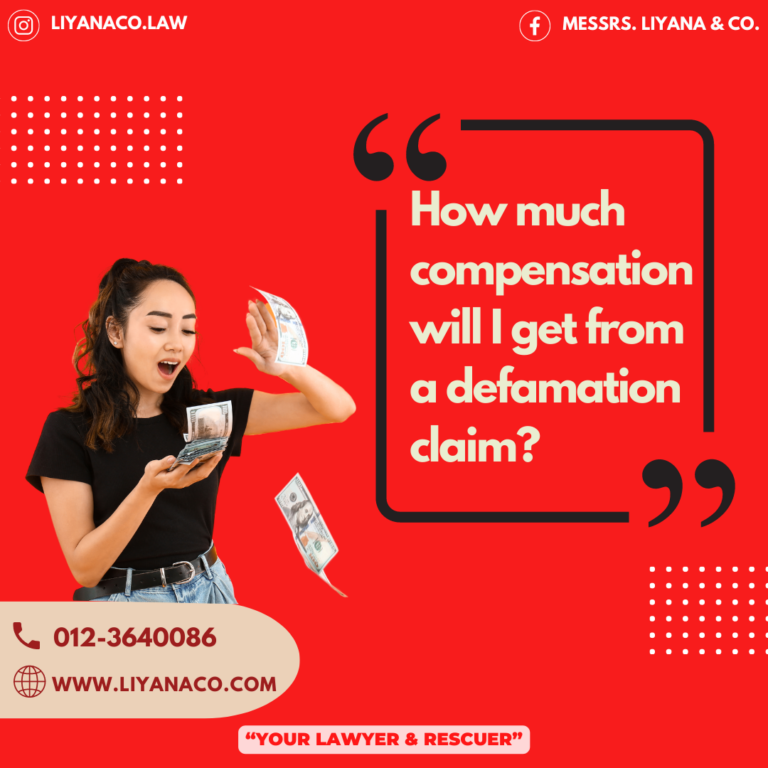 How much compensation will I get from a defamation claim?