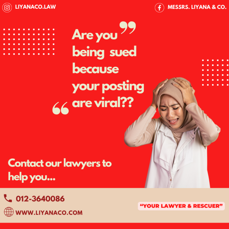 Are you being sued because your posting is viral??