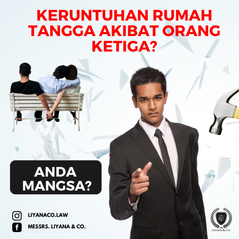 Keruntuhan Rumah Tangga Akibat Orang Ketiga?