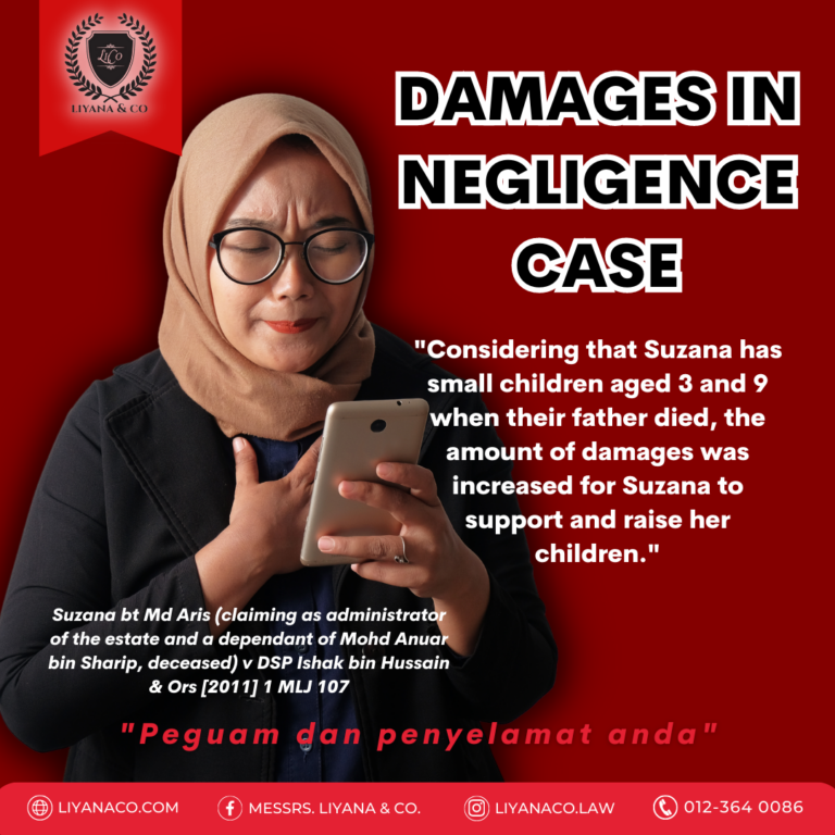 DAMAGES IN NEGLIGENCE CASE