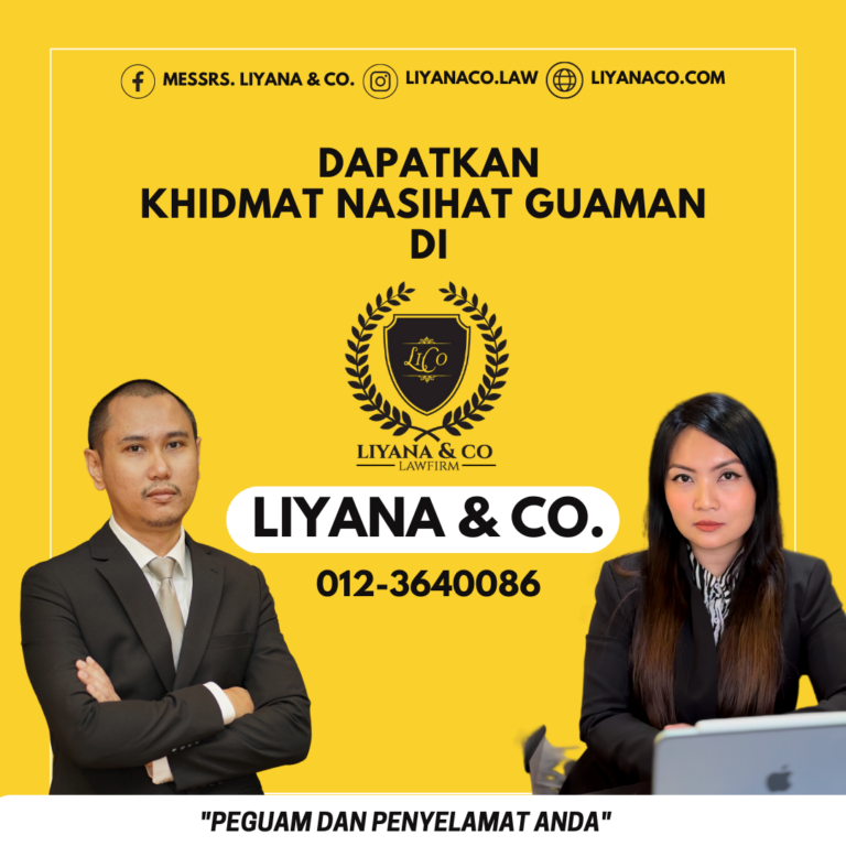 Dapatkan Khidmat Nasihat Guaman di Liyana & Co