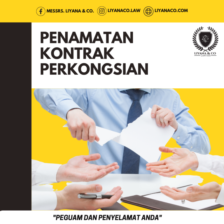 Penamatan Kontrak Perkongsian