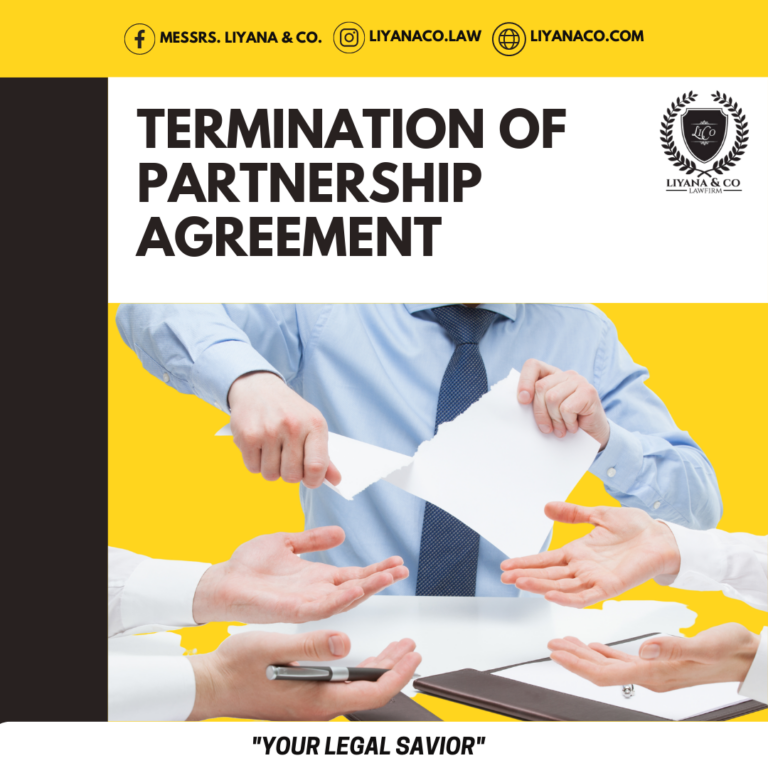 Termination of Partnership Contract