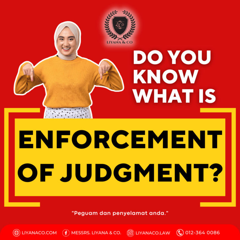 DO YOU KNOW WHAT IS ENFORCEMENT OF JUDGMENT?