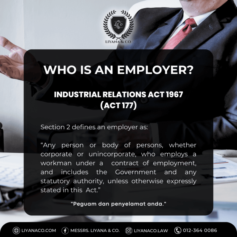 WHO IS AN EMPLOYER?