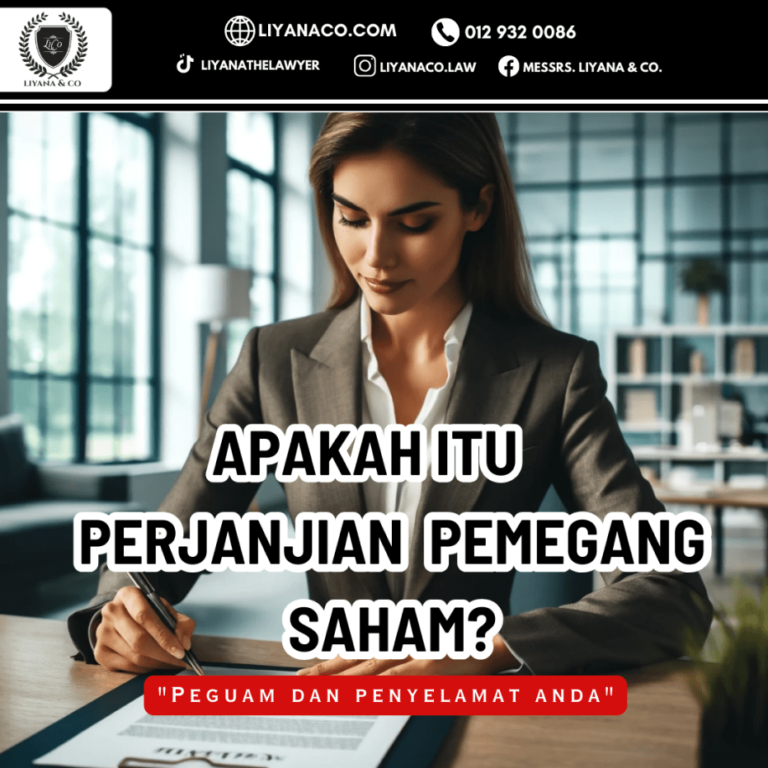 Apakah itu perjanjian pemegang saham?