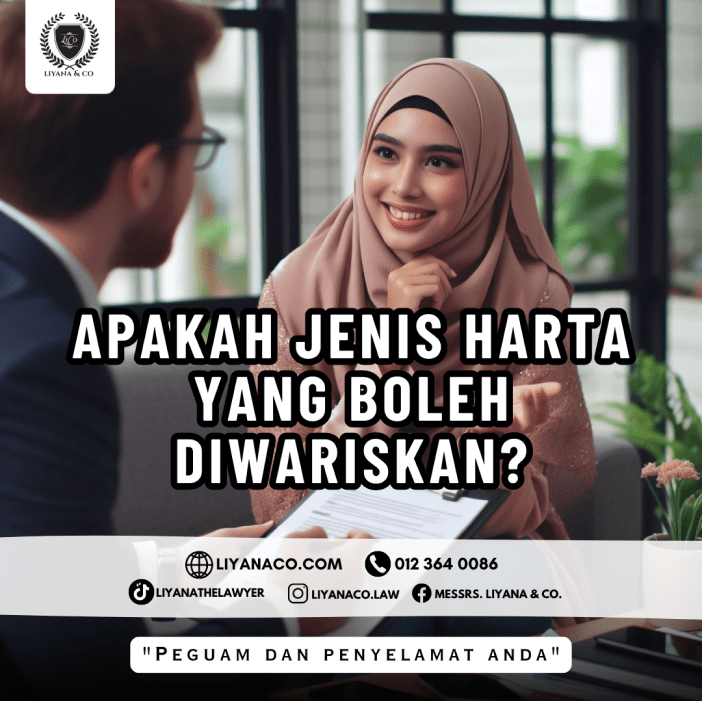 APAKAH JENIS HARTA YANG BOLEH DIWARISKAN?