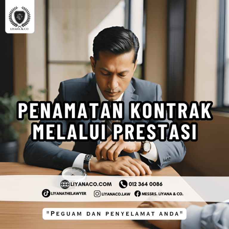 Penamatan Kontrak melalui Prestasi